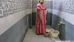 Hot Indian Bhabhi Dipinitta Taking Shower After Rough Sex