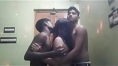 Fucking girl with two boys