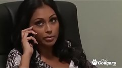 Priya Rai Opens Her Legs And Lets A Co-Worker Fill her With Cock