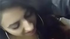 Indian sexy girl giving blowjob to boyfriend Cumshot facial